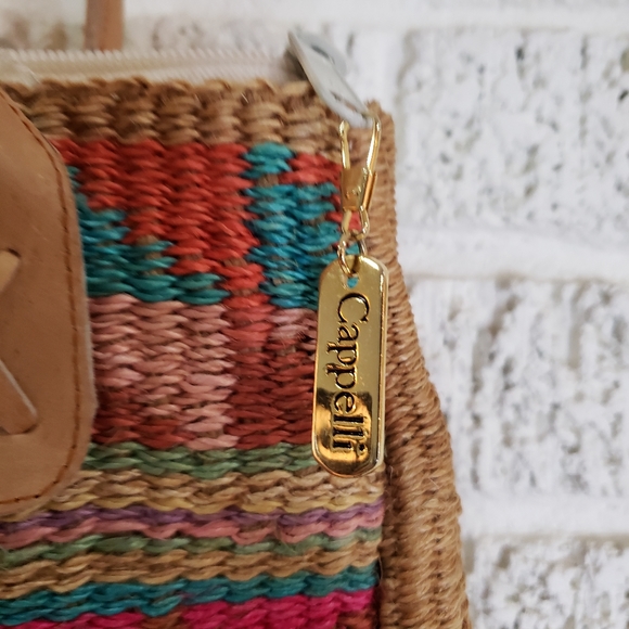 Cappelli Straworld Crocheted Boho Straw Shoulder Bag - Picture 9 of 9